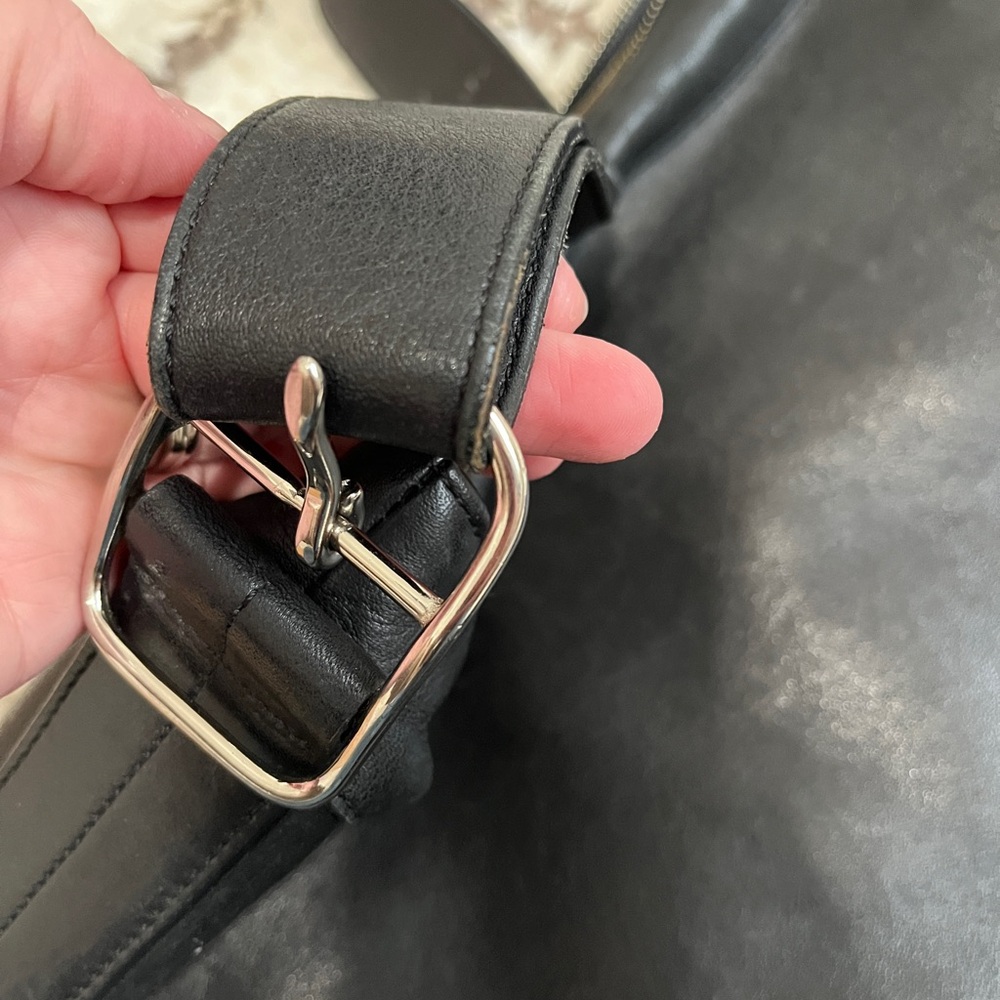 COACH black vintage Y2K shoulder bag 9177 - Picture 9 of 11